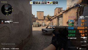 GeForce GTX 1660 -- Intel Core i7-4770K -- CSGO FPS Test