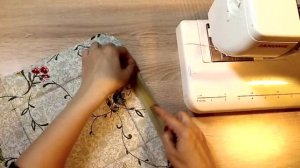 Хлебница из ткани  для сервировки стола своими руками #каксделать #хлебница #рукоделие