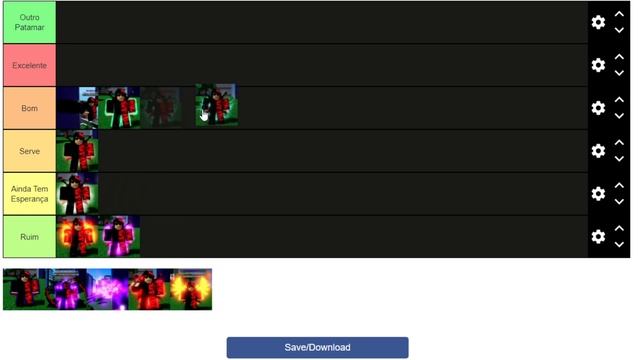 Tier List Classes A Hero's Destiny - ROBLOX смотреть онлайн