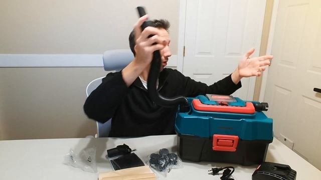 CORDLESS COMPACT WET DRY vac UNBOXING and DEMONSTRATION смотреть онлайн