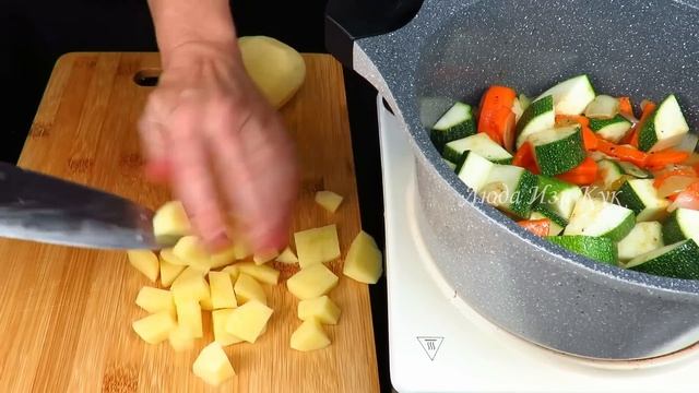 ? суп с кабачками Нежный суп-пюре из кабачков со сливочным вкусом Люда Изи Кук цукини Первое блюдо