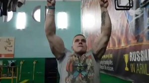 Тренировка  хвата от  Белорусского Монстра элита армлифтинга