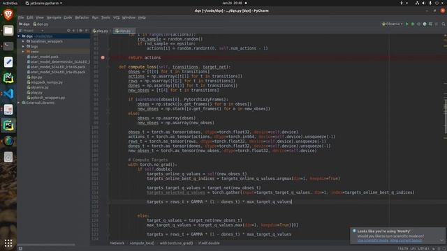 Reinforcement Learning Deep Q-Learning PyTorch Tutorial [Part 4]: Double Q-Learning (DDQN) смотреть онлайн