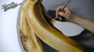 Bananas | Painting on canvas - How to Paint 3D Art