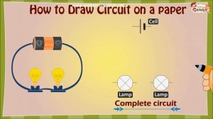 How  to draw an Electric Circuit diagram  for Kids