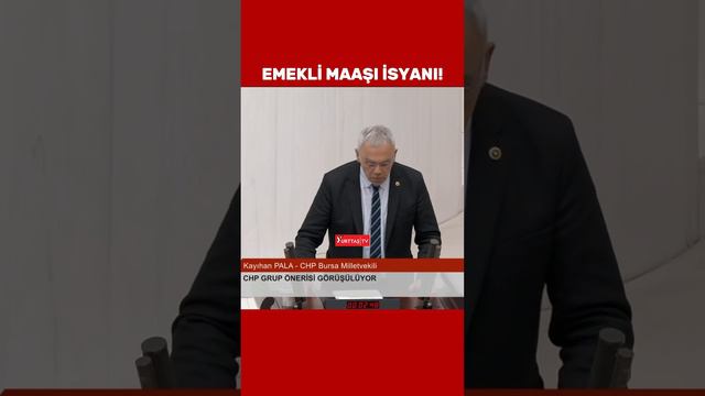 CHP'li Pala emekli maaşı alan milletvekillerine seslendi: Sizler 96 bin lira emekli maaşı alırken..