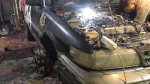 Замена рулевой рейке на Toyota Sprinter Carib AE95
