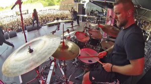 CRYPTOPSY@Slit Your Guts-Flo Mounier-Live in Brutal Assault 2017 (Drum Cam)