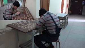 Нанесение сусального золота на памятники компании "Мемориал" из станицы Староминская