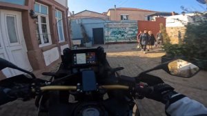 Honda Africa Twin 1100 ES on Backstreets & Tight Spaces - Pure Engine Sound with Aprilia Tuareg 660