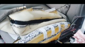 реставрация кожи сидений автомобиля. отдельная покраска элементов кожи