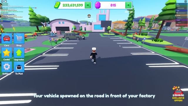 NEW UPDATE Adds a LEGENDARY SUPERCAR in Roblox Car Factory Tycoon! смотреть онлайн