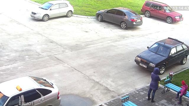 г. Бийск Видеонаблюдение во дворе ТСЖ