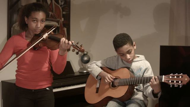 Leonard cohen Halelujah-cover duo violon guitar