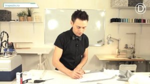 D'school. Практический урок №11. Брюки. Задний карман в рамку.