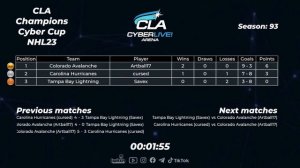 2022.11.18 ► CLA Champions Cyber Cup