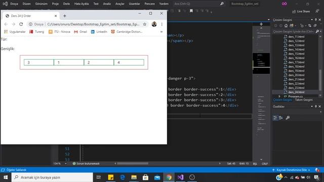 Bootstrap Dersleri -24- Order смотреть онлайн