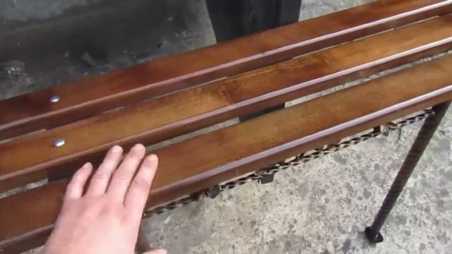 Декоративная скамейка для дома дачи и кладбище своими руками