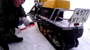 Обзор снегохода Dingo Т 150. Доводим до ума.