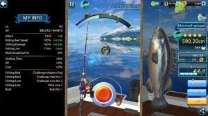 Fishing Hook Gameplay Level 43 - Bering Sea Challenge Fish: Mammoth Grouper