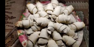 Песочные рогалики с повидлом. Просто, но очень вкусно.