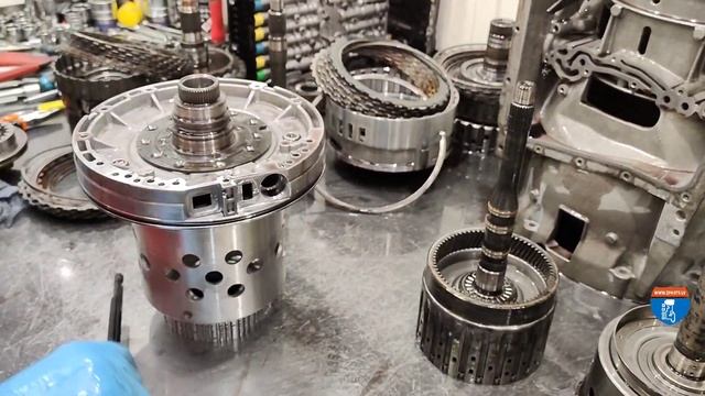 BMW E60 2008 530D ZF 6HP28 - полная разборка и дефектация. Проверка гидроблока (www.zparts.lv) смотреть онлайн