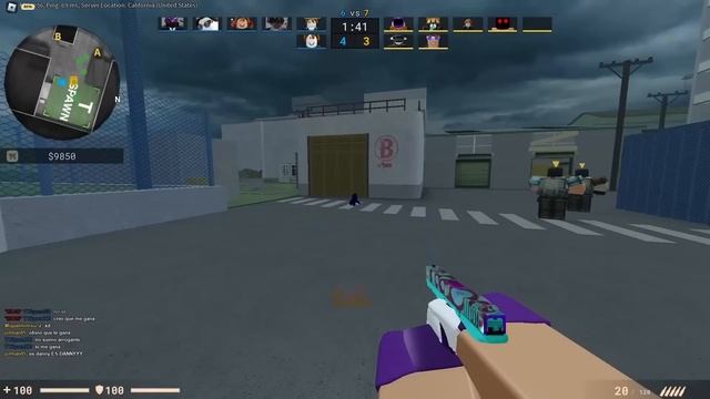 Using CURSED Crosshairs in COUNTER BLOX! смотреть онлайн