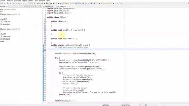 Xây dựng ứng dụng Chat TCP đơn giản (P1) смотреть онлайн