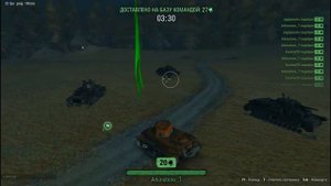 Режим Тёмный фронт в World of Tanks. Бой 1