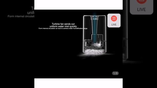 Deerma F628 5L ультразвуковой и беззвучный увлажнитель воздуха для дома. смотреть онлайн