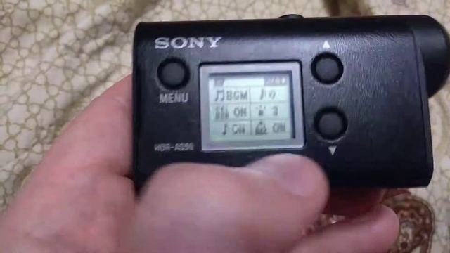 Включаем функцию старт Rec на экшн камере Sony HDR-AS50 смотреть онлайн