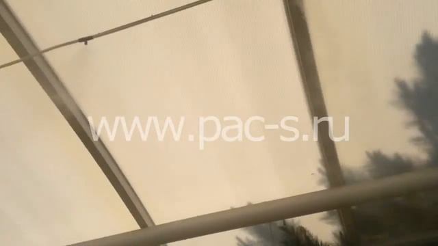 Система туманообразования. Навес частного дома