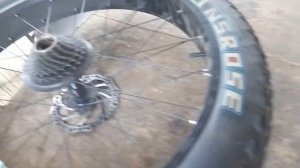 Дополнительный подшипник в трещотку заднего колеса.