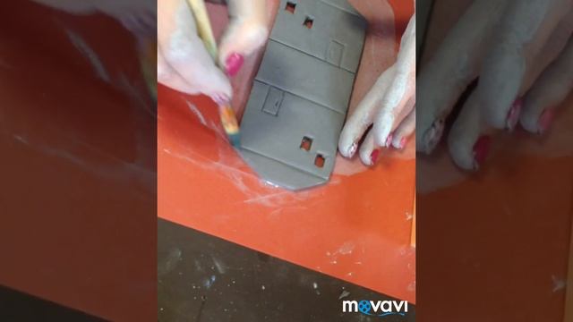 Салфетница-домик из полимерной глины смотреть онлайн