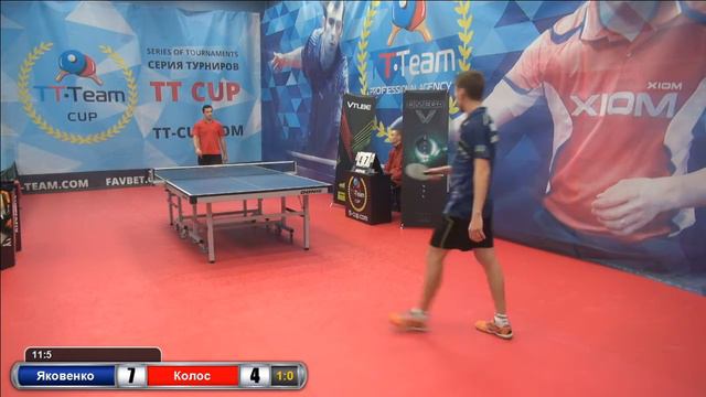 Яковенко А. - Колос М. 12 октября 2016. TT Cup смотреть онлайн