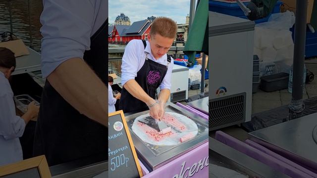 Жареное мороженое на набережной в Казани 🍦 Россия 🇷🇺 #путешествие #путешествияпороссии #казань