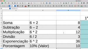 Aprenda planilhas em 15 minutos (LibreOffice Calc, Excel, OpenOffice Calc) - Parte 1