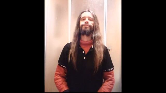 Длинноволосый 43-летний тенор мужчина-Самые длинные волосы в42 года!
