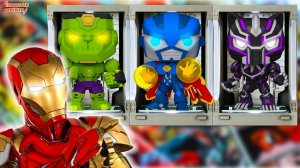 ХАЛК, ЧЁРНАЯ ПАНТЕРА И ДОКТОР СТРЭНДЖ - МЕХАНИЧЕСКИЕ МСТИТЕЛИ FUNKO POP!