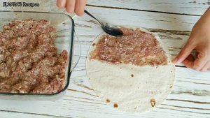 Кутабы из Лаваша с Мясом/Lavaşdan ət qutabı. Çox dadlı və asan