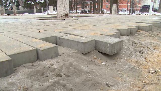 Зима – не помеха работам по благоустройству смотреть онлайн