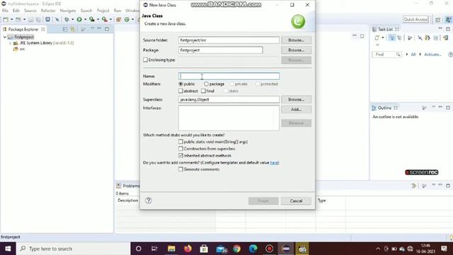 Creating New Java project in Eclipse IDE | Launching Workspace to running program all in one video. смотреть онлайн