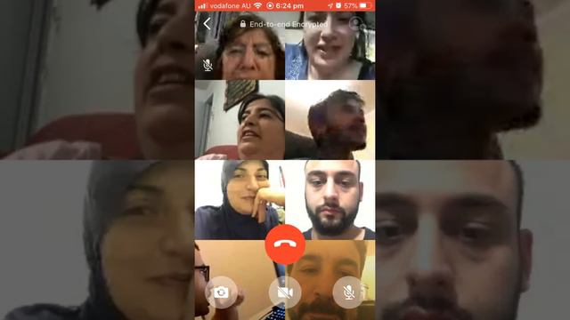 Testing the 8 way video call on whatsapp смотреть онлайн
