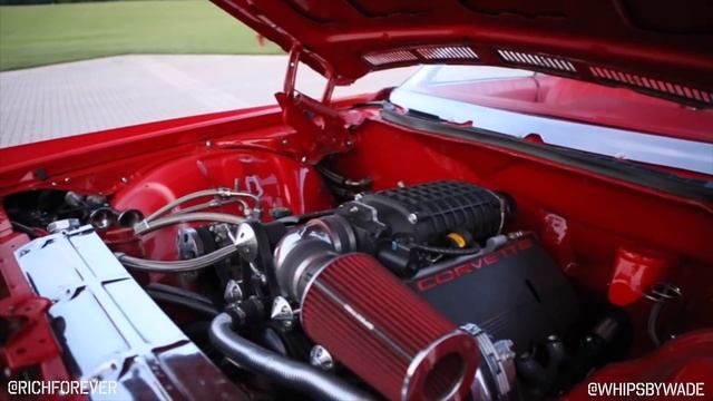 Whips by Wade : Rick Ross Supercharged LSX 1973 Donk Bagged on 26" Wheels смотреть онлайн