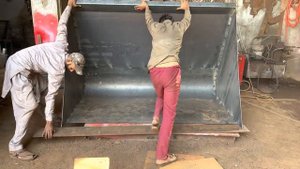 Процесс производства ковша гидравлического погрузчика