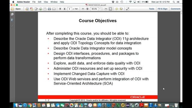 Oracle ODI (Oracle Data Integrator) - Training Agenda смотреть онлайн