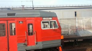 ЭД4М-0457 ЦППК Перекраска Наше Подмосковье и ЭР2Р-7049 На станции Лианозово