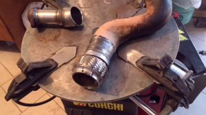 Даунпайп на Mercedes w212 своими руками, Удаление катализатора