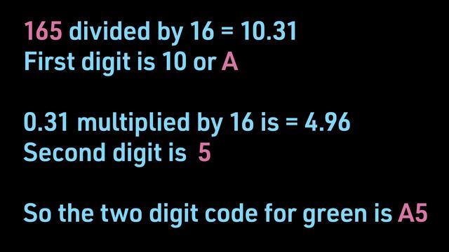 Coding for Beginners: CSS Basics #54— Using Color on the Web—The Hexadecimal Color System