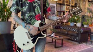 Gibson Les Paul Junior Double Cutaway Faded Worn White 2006 USA